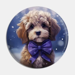 Arctic Cavoodle Pin