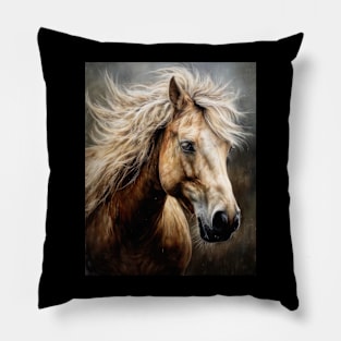 Beautiful Palomino Horse Pillow