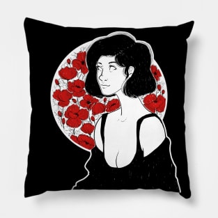 Enchanted Poppy Pillow