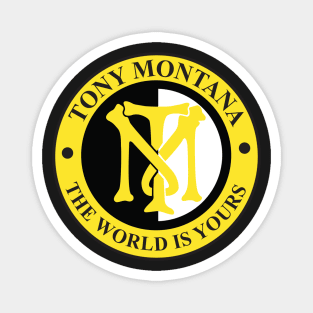 The World is Yours Monogram Magnet