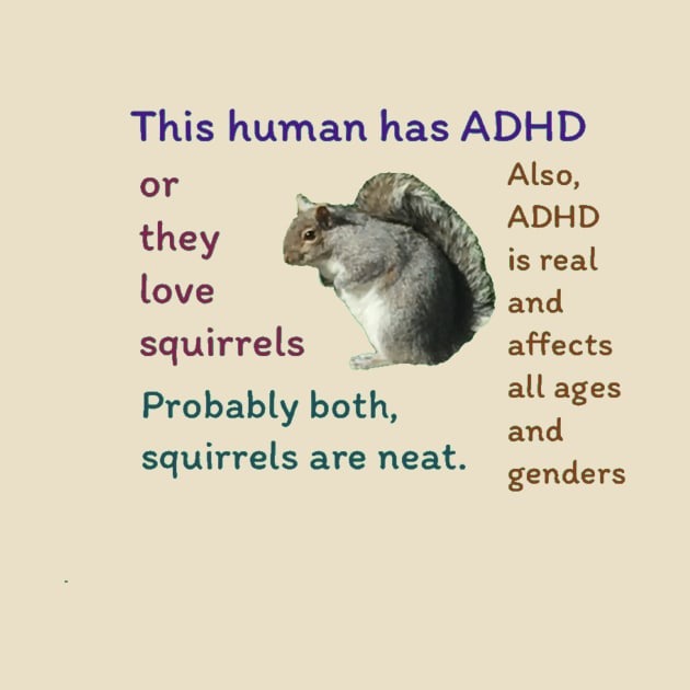 ADHD Squirrel Green by Amanda1775