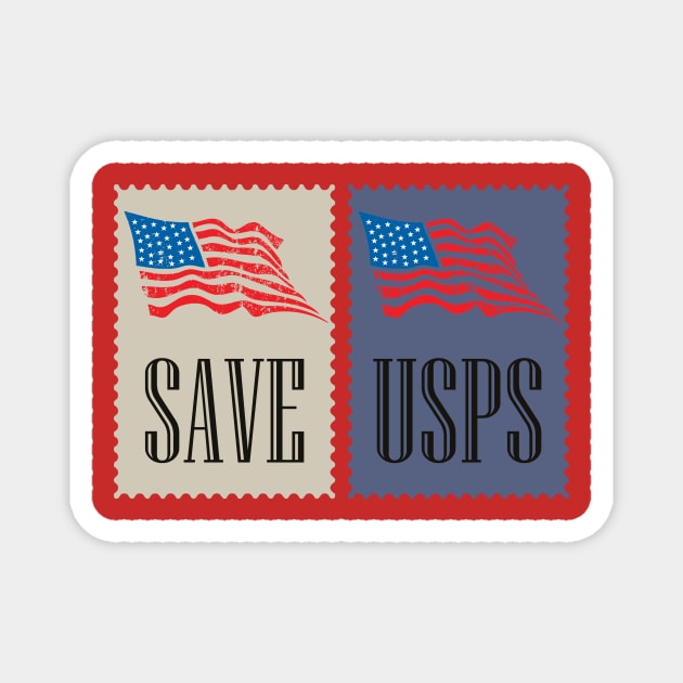 SAVE USPS Magnet by Anvist