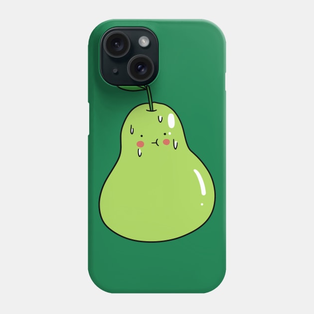 Sweaty Blushing Pear Phone Case by saradaboru