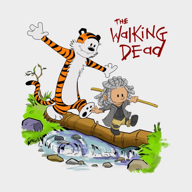 Calvin and Hobbes/The Walking Dead (in color) by Artman11