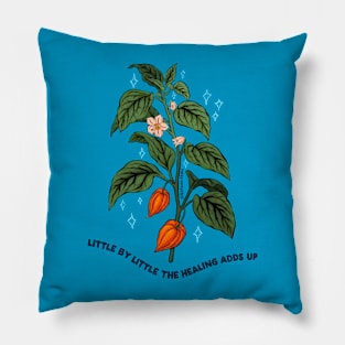 Little By Little The Healing Adds Up Pillow