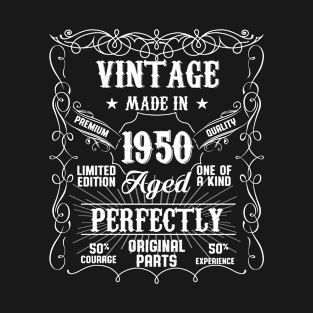 Vintage 73rd Birthday Made In 1950 73 Years Old T-Shirt