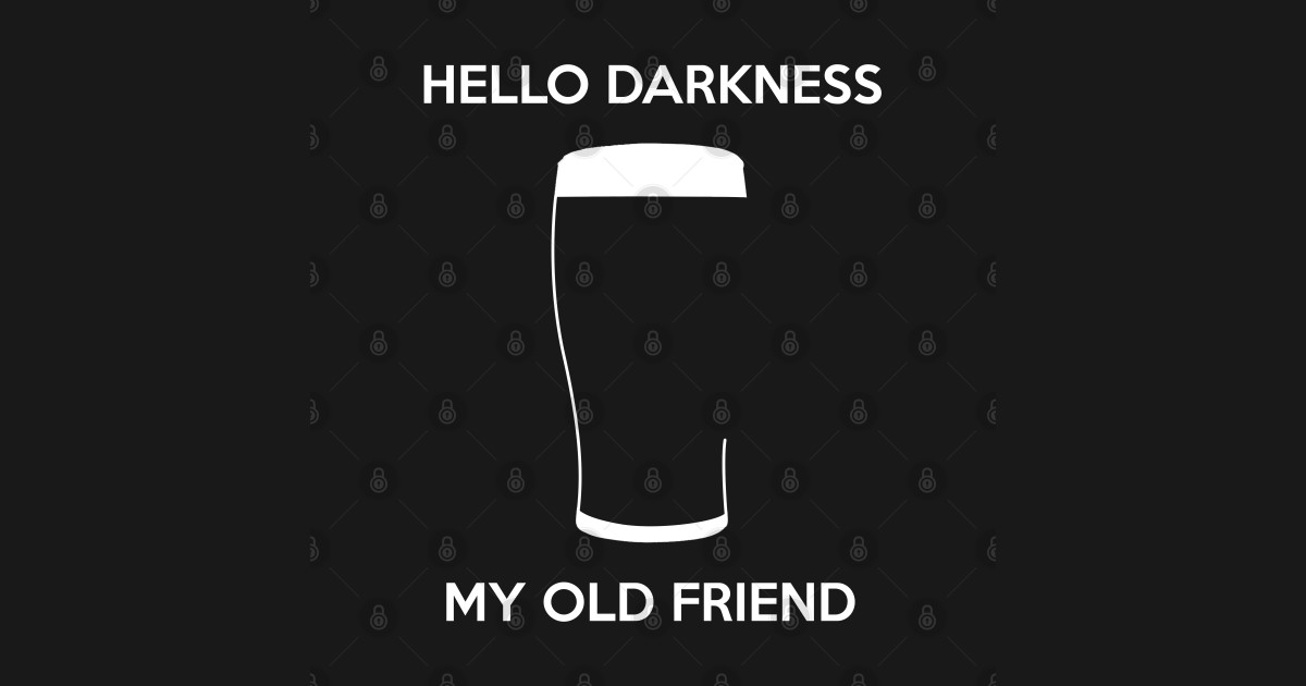 funny st patricks day shirts hello darkness my old friend