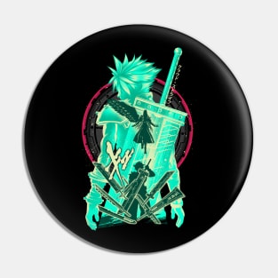 Soldiers of Shinra Cloud Pin