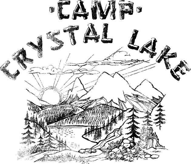 Camp Crystal Lake Counselor Kids T-Shirt by goodwordsco