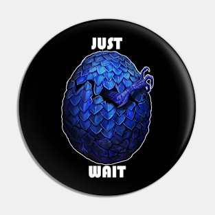 Just Wait - Egg Hatching Pin