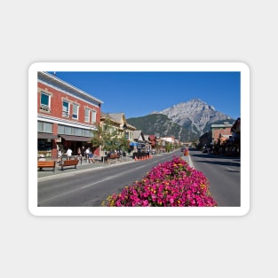 Canada. Canadian Rockies. Town of Banff. Magnet