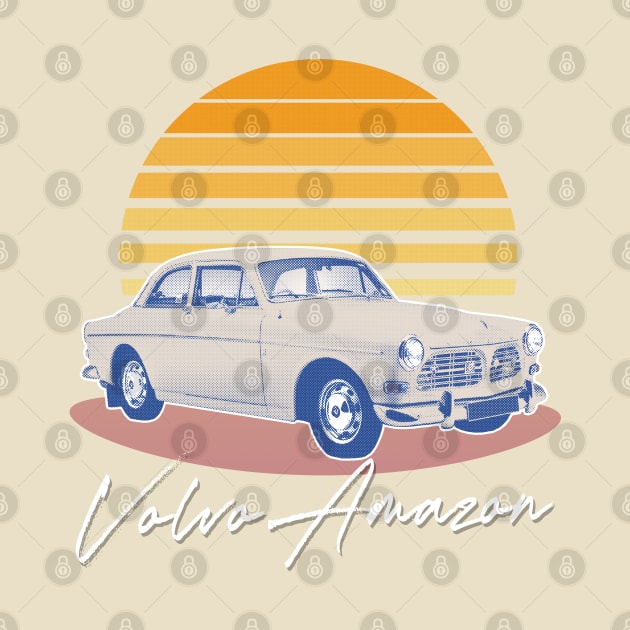 Volvo Amazon / Retro Fan Art Design by DankFutura