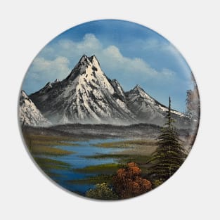 Quiet Mountain River Pin