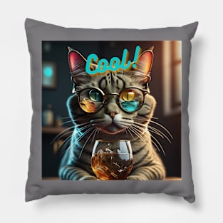 Cool cat Pillow