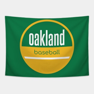 Oakland baseball Tapestry