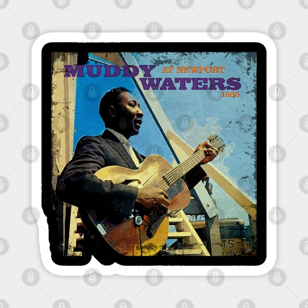 Soul Of The Delta Muddy Waters' Expressions Magnet by Silly Picture