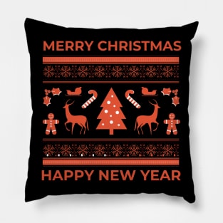 merry christmas and happy new year 2022 Pillow