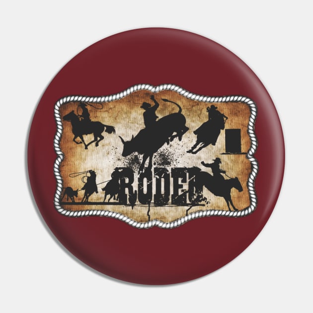 Rodeo Pin by American Phoenix 