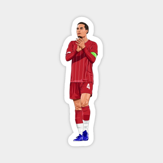 Virgil van Dijk Magnet by Ades_194