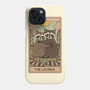 The Lovers - Raccoons Tarot Phone Case