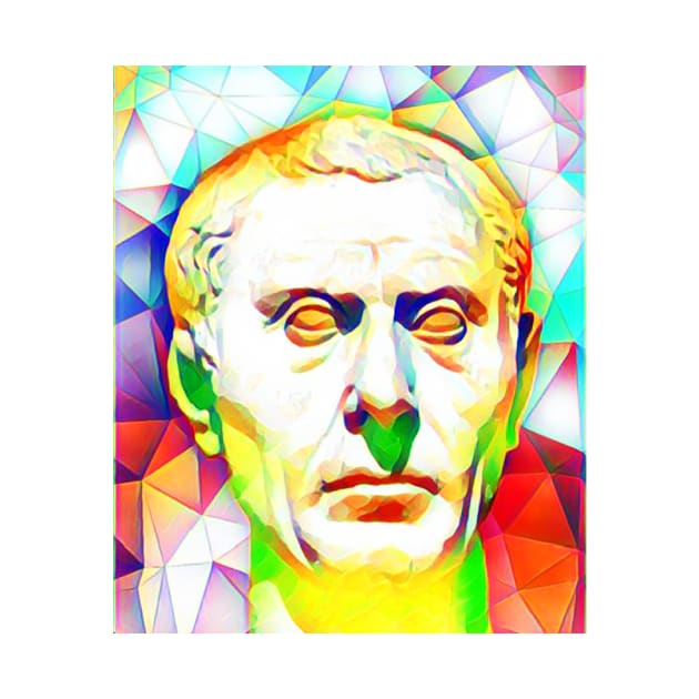 Suetonius Colourful Portrait | Suetonius Artwork 11 by JustLit