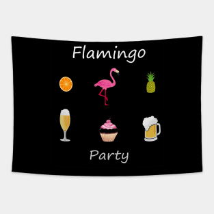 Flamingo Party Tapestry