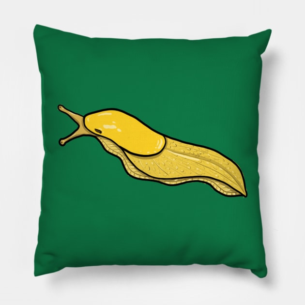 banana slug Pillow by TPatthemalfoys