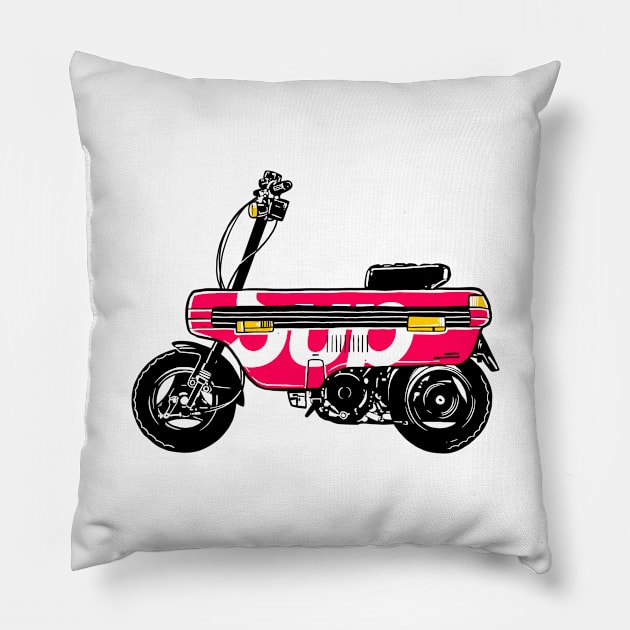 Motocompo Pillow by Hodrn