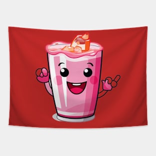 Soft drink cute T-Shirt cute giril Tapestry