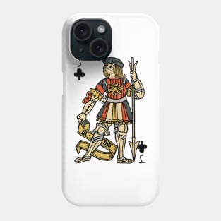 Character of Playing Card Jack of Clubs Phone Case