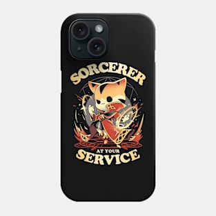 Sorcerer's Call - Cat Gamer Phone Case