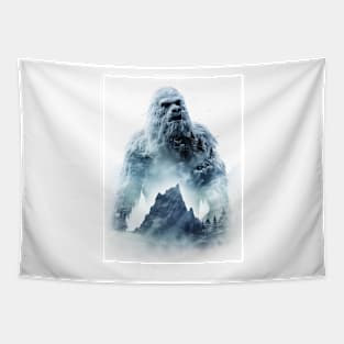 Yeti - Mystery Creature of the Mountains Tapestry