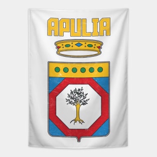 Apulia/Puglia Italy Region Coat of Arms Vintage Style Design Tapestry