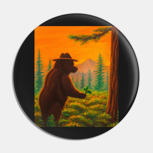 The Bear Ranger Pin by soulfulprintss8
