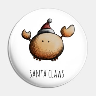 Santa Claws Pin