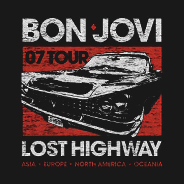 2022 bon tour band jovi 07 tour lost highway by SalenyGraphica