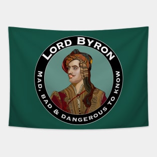 Poet Lord Byron Tapestry