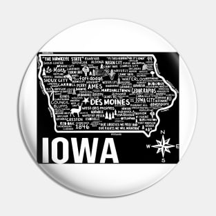 Iowa Map Pin