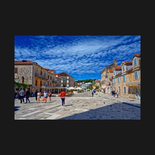 Hvar Town Square, Croatia by BrianPShaw