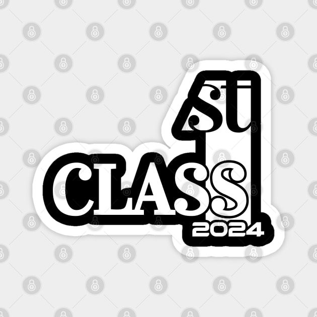 First Class Casual 2024 Magnet by VISUALUV