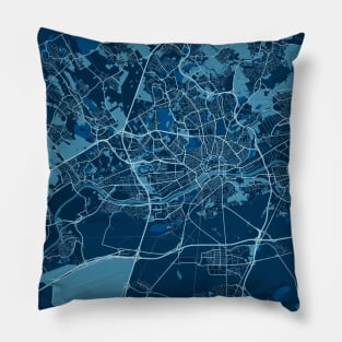 Frankfurt - Germary Peace City Map Pillow