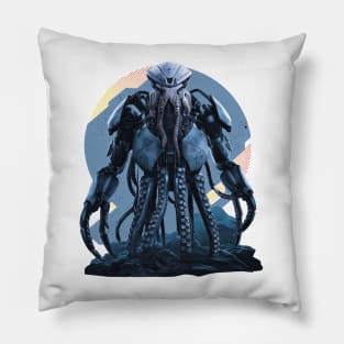 Hybrid Jaeger: Shark-Octopus Concept Pillow