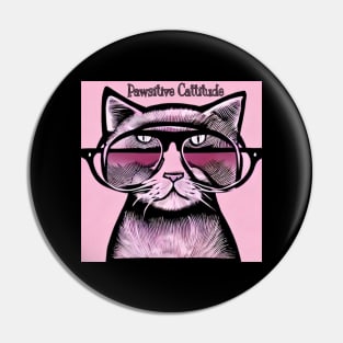 Pawsitive Cattitude! Pin