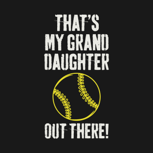 Softball Grandpa Softball Grandma T-Shirt