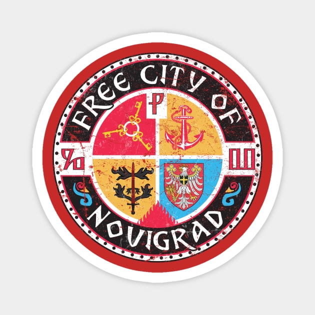 Free City of Novigrad Magnet by MindsparkCreative