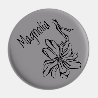 Magnolia flower Pin