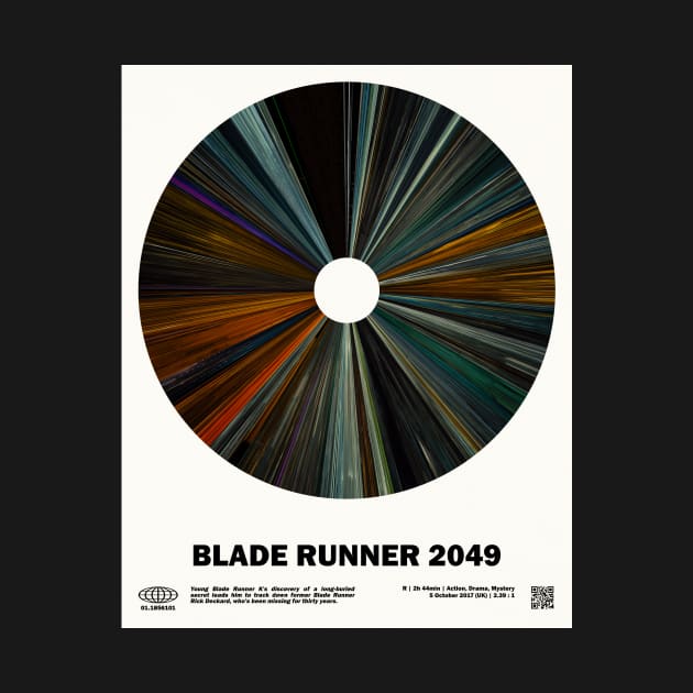 minimal_Blade Runner 2049 Warp Barcode Movie by silver-light