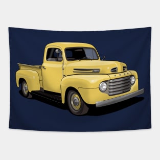 1950 Ford F1 Pickup Truck in yellow Tapestry