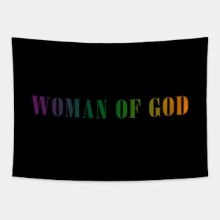 Woman Of God - Woman motivational Tapestry