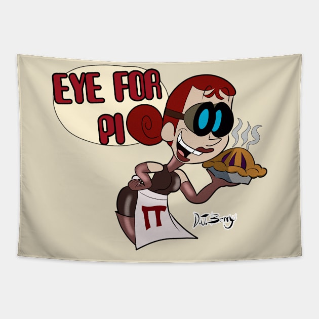 Eye for Pi Tapestry by D.J. Berry